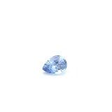 0.47 ct Pear Blue Natural Sapphire