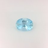 1.39 ct Oval Blue Natural Aquamarine