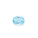 1.09 ct Oval Blue Natural Aquamarine