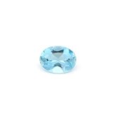 1.09 ct Oval Blue Natural Aquamarine