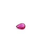 0.43 ct Pear Red Natural Ruby