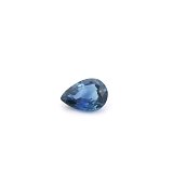 0.73 ct Pear Blue Natural Sapphire
