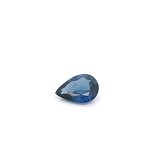 0.65 ct Pear Blue Natural Sapphire