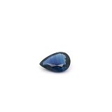 0.63 ct Pear Blue Natural Sapphire