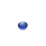0.75 ct Round Blue Natural Sapphire