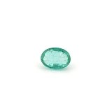 0.68 ct Oval Green Natural Emerald