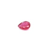 0.83 ct Pear Red Natural Ruby