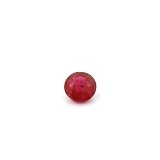 0.65 ct Round Red Natural Ruby