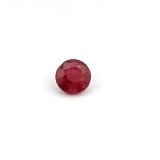 0.98 ct Round Red Natural Ruby