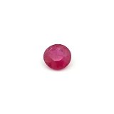 0.98 ct Round Red Natural Ruby