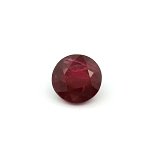 2.61 ct Round Red Natural Ruby