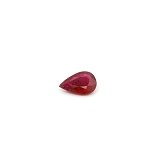 0.39 ct Pear Red Natural Ruby
