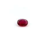 0.66 ct Oval Red Natural Ruby