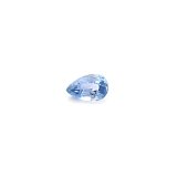0.46 ct Pear Blue Natural Sapphire