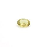 0.77 ct Oval Yellow Natural Sapphire