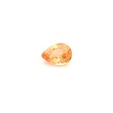 0.85 ct Pear Orange Natural Sapphire
