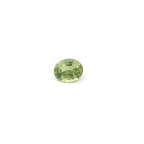0.63 ct Oval Green Natural Sapphire
