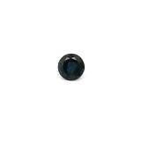 0.57 ct Round Blue Natural Sapphire