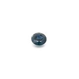 0.55 ct Round Blue Natural Sapphire
