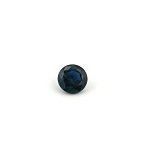 0.53 ct Round Blue Natural Sapphire