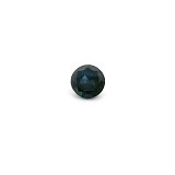 0.57 ct Round Blue Natural Sapphire