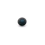 0.60 ct Round Blue Natural Sapphire