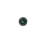 0.60 ct Round Blue Natural Sapphire