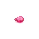 0.59 ct Pear Red Natural Ruby