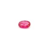 0.56 ct Oval Red Natural Ruby
