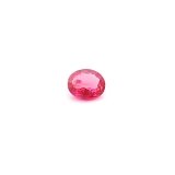 0.63 ct Oval Red Natural Ruby