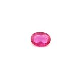 0.54 ct Oval Red Natural Ruby