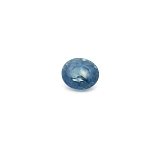 1.00 ct Oval Blue Natural Sapphire