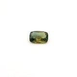 0.67 ct Cushion Green Natural Sapphire