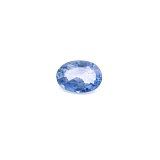 0.86 ct Oval Blue Natural Sapphire