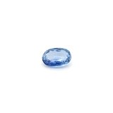 0.89 ct Oval Blue Natural Sapphire