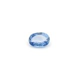 0.87 ct Oval Blue Natural Sapphire