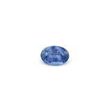 0.66 ct Oval Blue Natural Sapphire