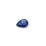 0.78 ct Pear Blue Natural Sapphire