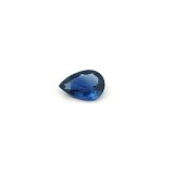 0.66 ct Pear Blue Natural Sapphire