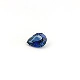 0.65 ct Pear Blue Natural Sapphire
