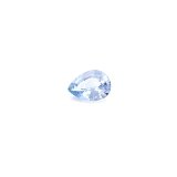 0.52 ct Pear Blue Natural Sapphire