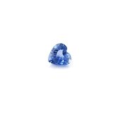 0.60 ct Heart Blue Natural Sapphire