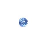 0.69 ct Round Blue Natural Sapphire