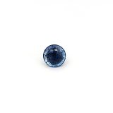 0.84 ct Round Blue Natural Sapphire