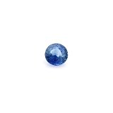 0.69 ct Round Blue Natural Sapphire