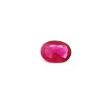 0.79 ct Oval Red Natural Ruby