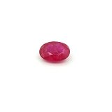 1.00 ct Oval Red Natural Ruby