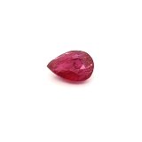 1.39 ct Pear Red Natural Ruby