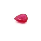 1.58 ct Pear Red Natural Ruby