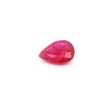 1.18 ct Pear Red Natural Ruby
